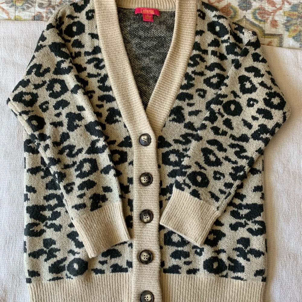 Cheetah print sweater